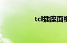 tcl插座面板（tcl插座）
