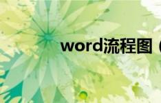 word流程图（word流程图）