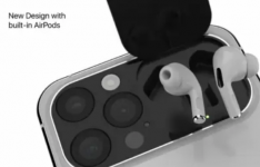 这款 iPhone 概念机内置 AirPods 和两个显示屏