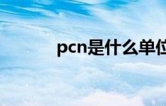 pcn是什么单位（p cn是什么）