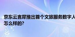 京东云言犀推出首个文旅服务数字人“花木兰” 具体情况是怎么样的?